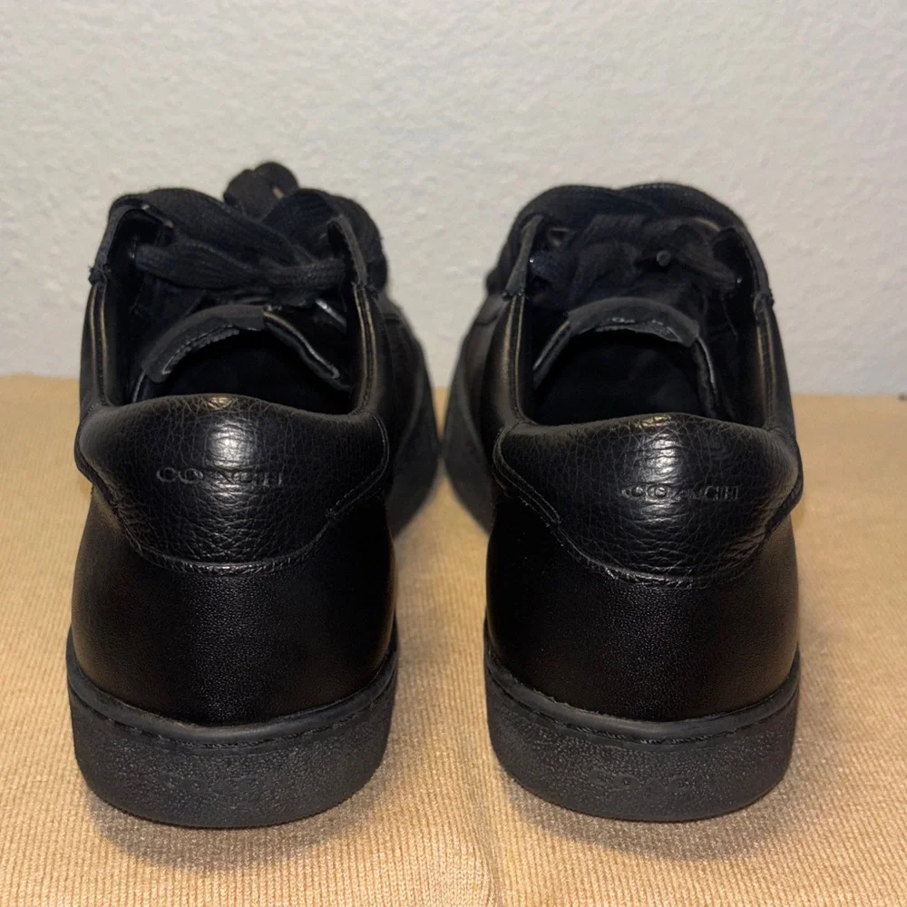 COACH Men's High Line Signature Logo Coated Canvas Sneakers - Picture 3 of 7